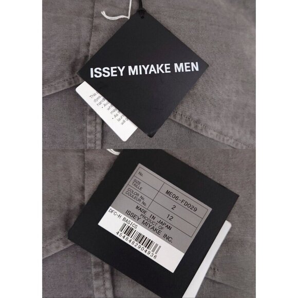 Issey Miyake Men Faded Basic Blazer Size 2 US S Mens Gray - Picture 16 of 16